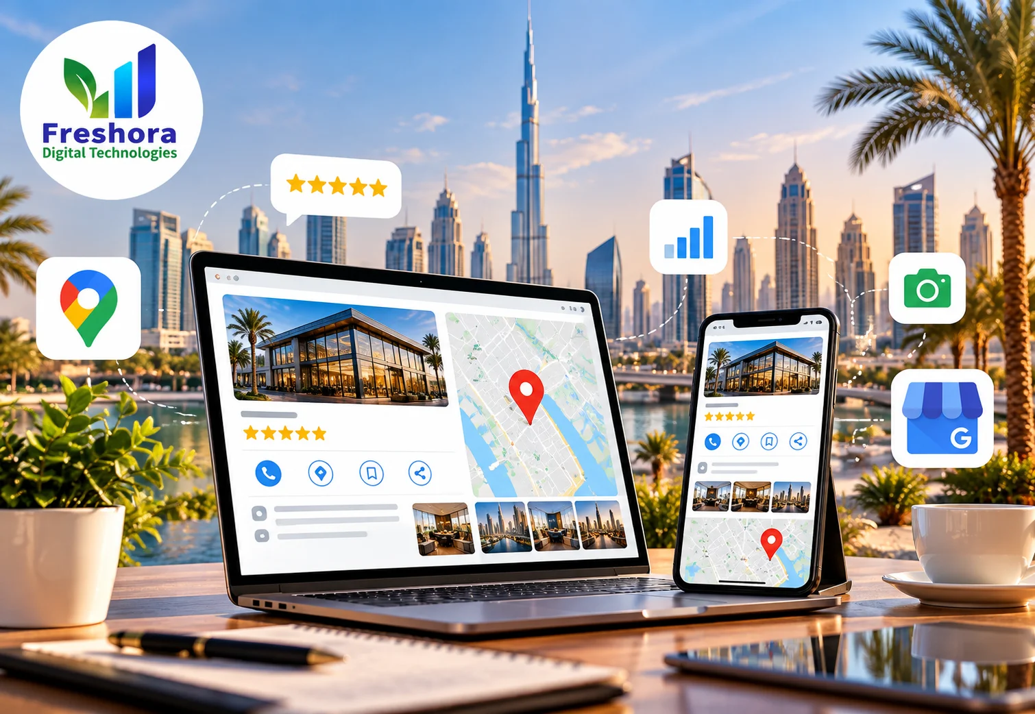 Google Business Profile services and Google Maps management in Dubai